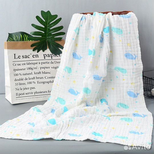 Полотенце из муслина 70х140