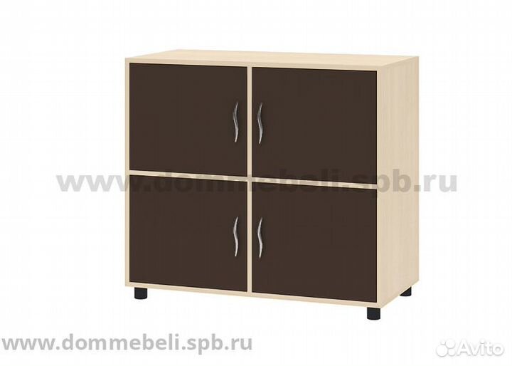 Тумба 4-дв. 7.01 Дельта дуб молочный/венге