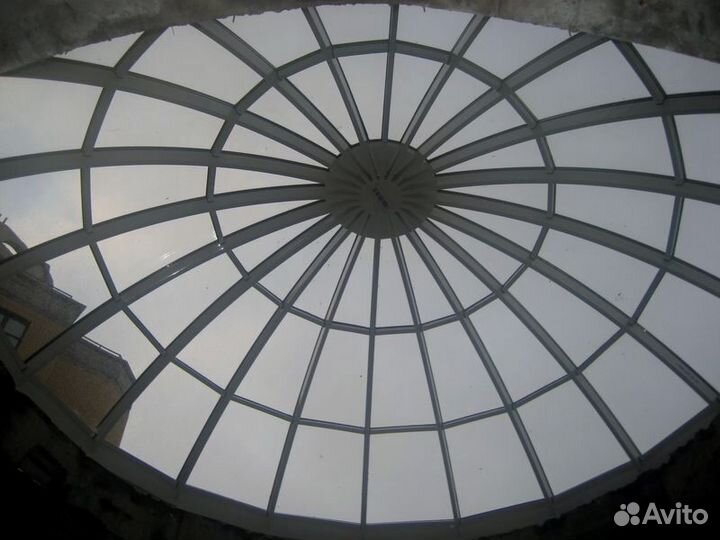 Зенитные фонари стеклянные