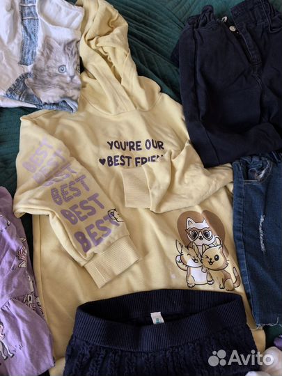 Пакет детских вещей 128 рост