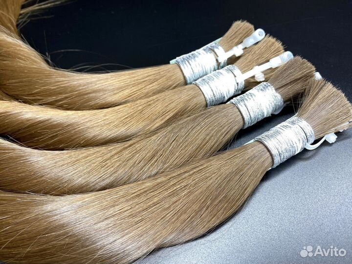 Детские волосы в срезе, 60см, прямые, рассрочка