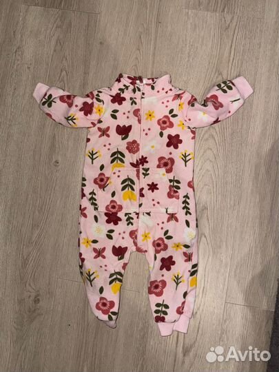 Детские флисовые комбинезоны carter's