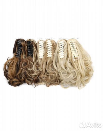 Шиньон для волос на крабе