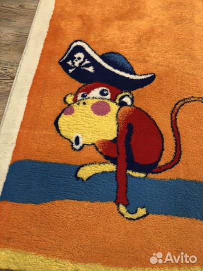 Ковер в детскую с длинным ворсом