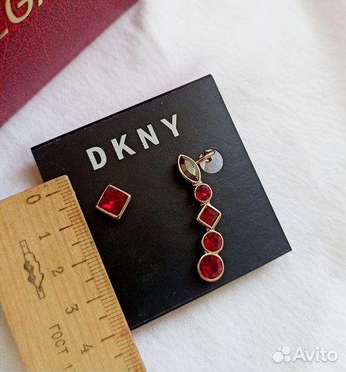 Серьги каффы dkny