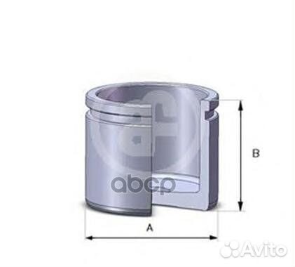 Поршень суппорта перед renault logan 04- D02535