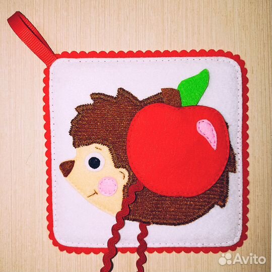 Развивающие карточки для малышей из фетра