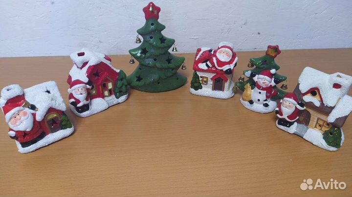 Новогодние игрушки. Керамические фигурки