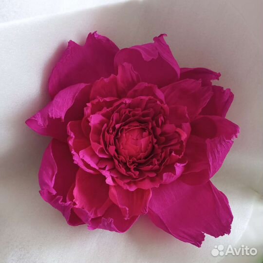 Цветы из гофрированной бумаги