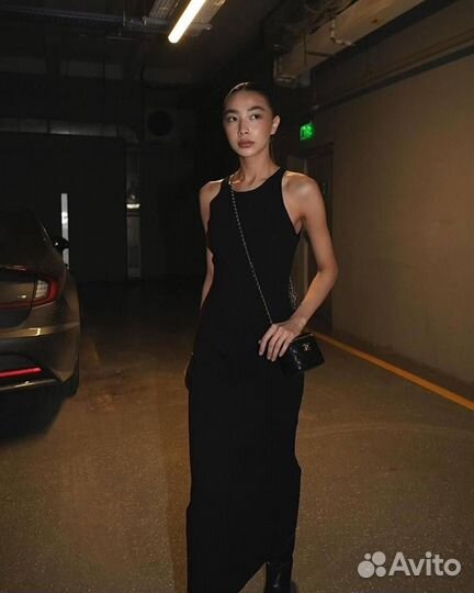 Трикотажное облегающее платье