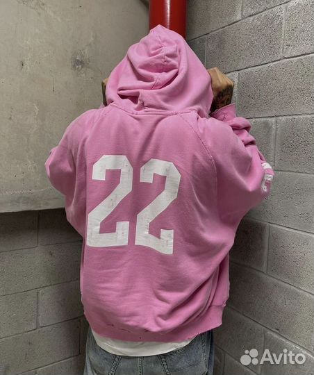 Balenciaga polo pink зип худи