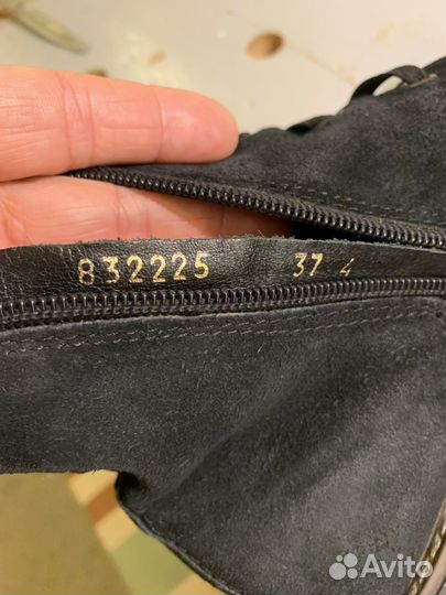 Ботинки замшевые женские 37