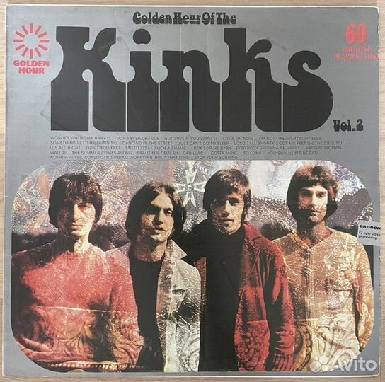 Hollies+Kinks-Golden LP UK NM