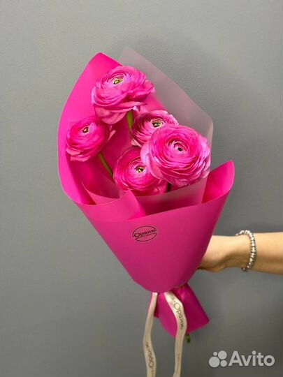 Ранункулюс. Доставка от часа