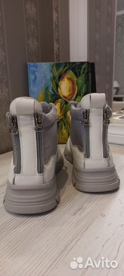 Кеды (ботинки) женские натуральная кожа демисезон