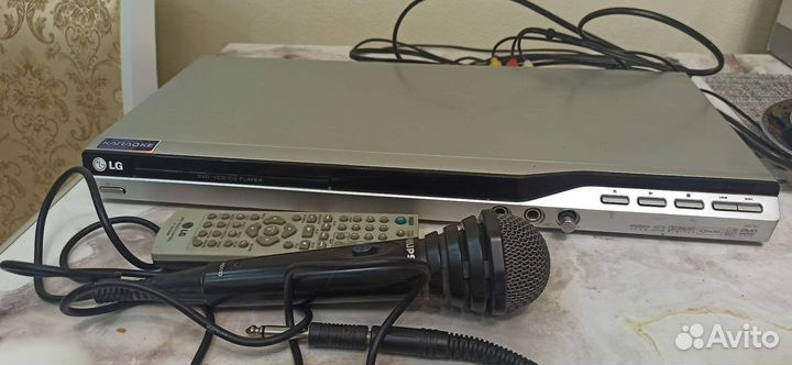 Dvd плеер с караоке LG + микрофон Phillips