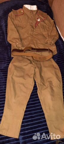 Военная форма на девочку 134 рост