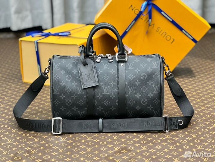 Мужская сумка Keepall 35 с ремнём / Louis Vuitton