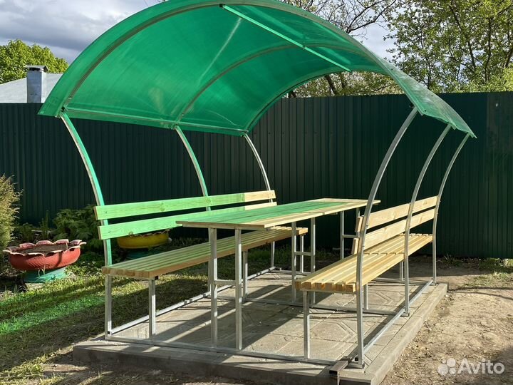 Беседка из поликарбоната