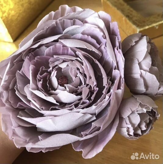 Цветы в волосы цветы на шпильке (ручная работа)