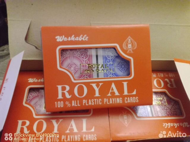 Игральные пластиковые карты Royal