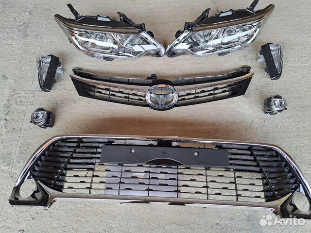 Фары на toyota camry 55