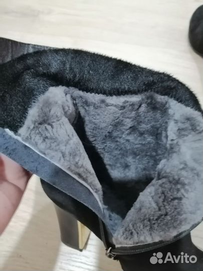 Полусапожки женские зимние 37