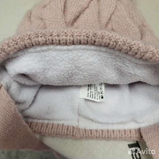 Шапка зимняя для девочки 52 размер