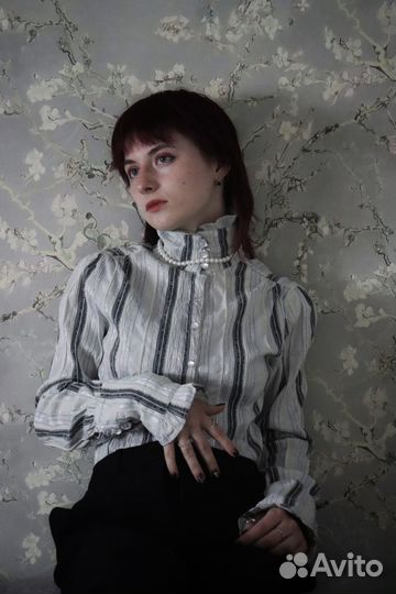 Винтажная рубашка женская