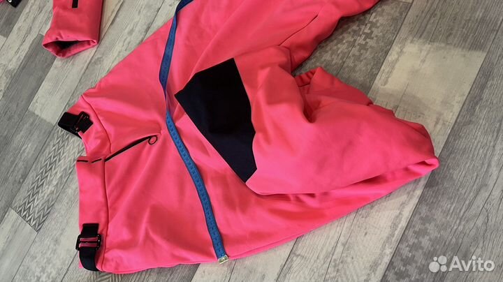 Брюки и куртка костюм горнолыжные женские софтшел