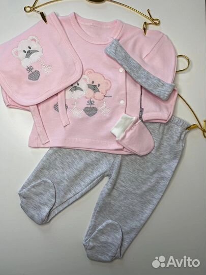 Костюмчики 5-ки на девочку р-р 56