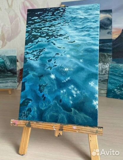 Картины маслом на холсте море гиперреализм разные