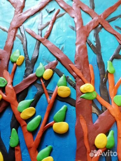 Картина из пластилина 