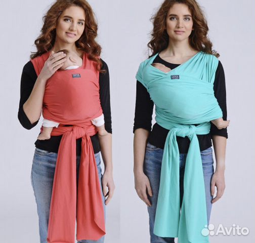 Трикотажный слинг шарф с рождения Diva