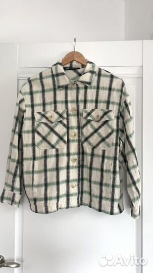 Рубашка Zara 100 хлопок