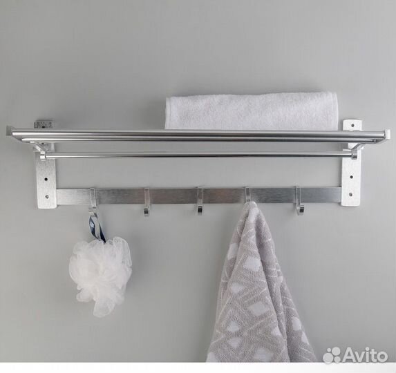 Полка откидная 2 штуки 4 и 5 крючков