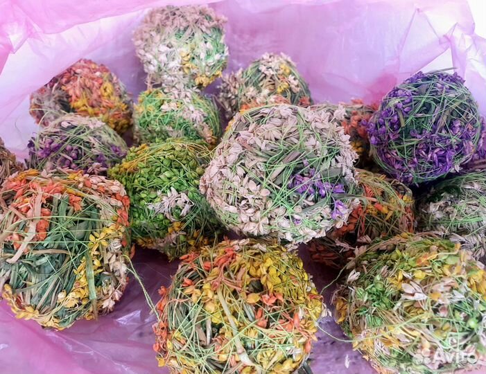 Травяные интерьерные шарики
