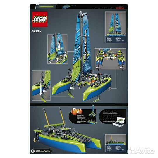 Lego Technic 42105 Катамаран/Катер. Новый
