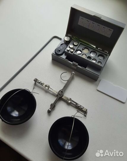 Весы ручные с комплектом разновесов вр-20