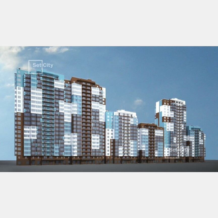 Квартира-студия, 25,4 м², 9/25 эт.
