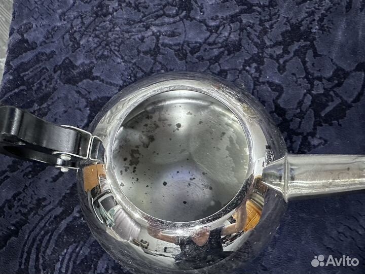 Чайник заварочный мельхиоровый СССР, з-д Автоштамп