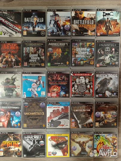 Диски Sony PS3 игры