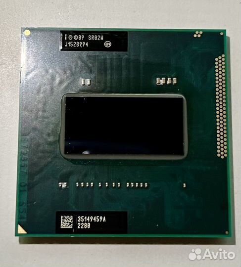 Процессор i7-2760QM, 2.4/3.5 ггц, socket G2