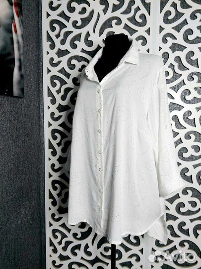 Рубашки невесомые стразы 54,56,58,60,60-62,62-64