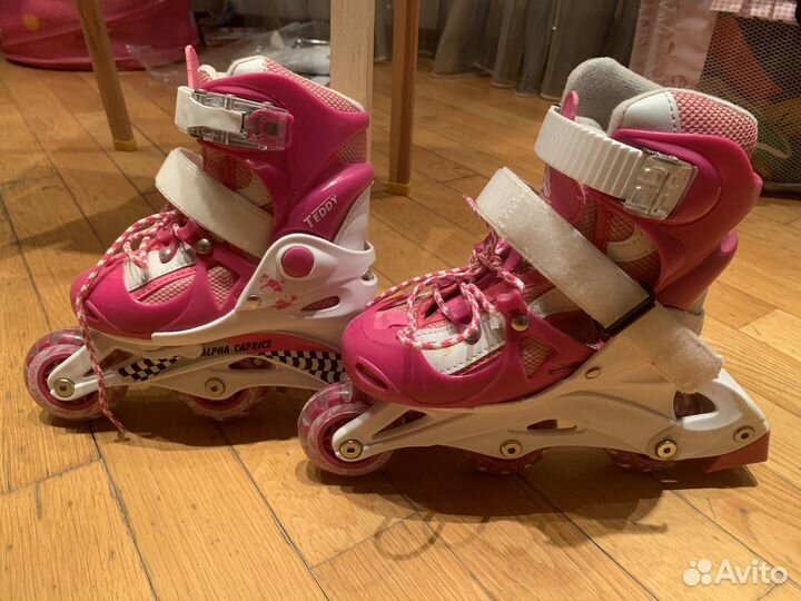 Роликовые коньки детские раздвижные