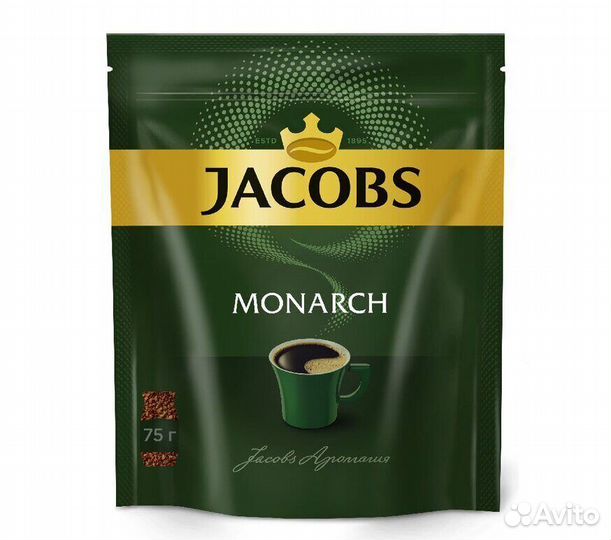 Растворимый кофе Jacobs Monarch 75г