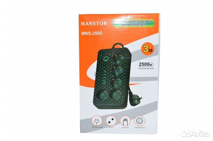 Сетевой фильтр manstor MNS-2505