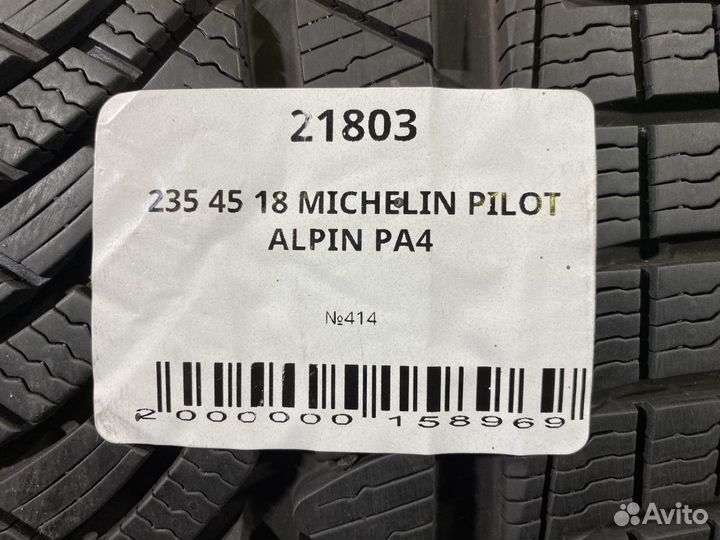 Michelin Pilot Alpin PA4 235/45 R18