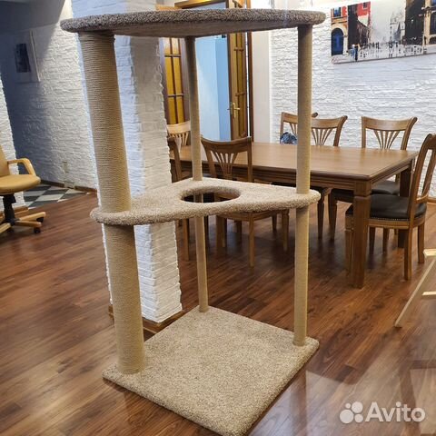 Домик для кошки с когтеточкой