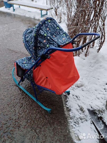 Коляска санки